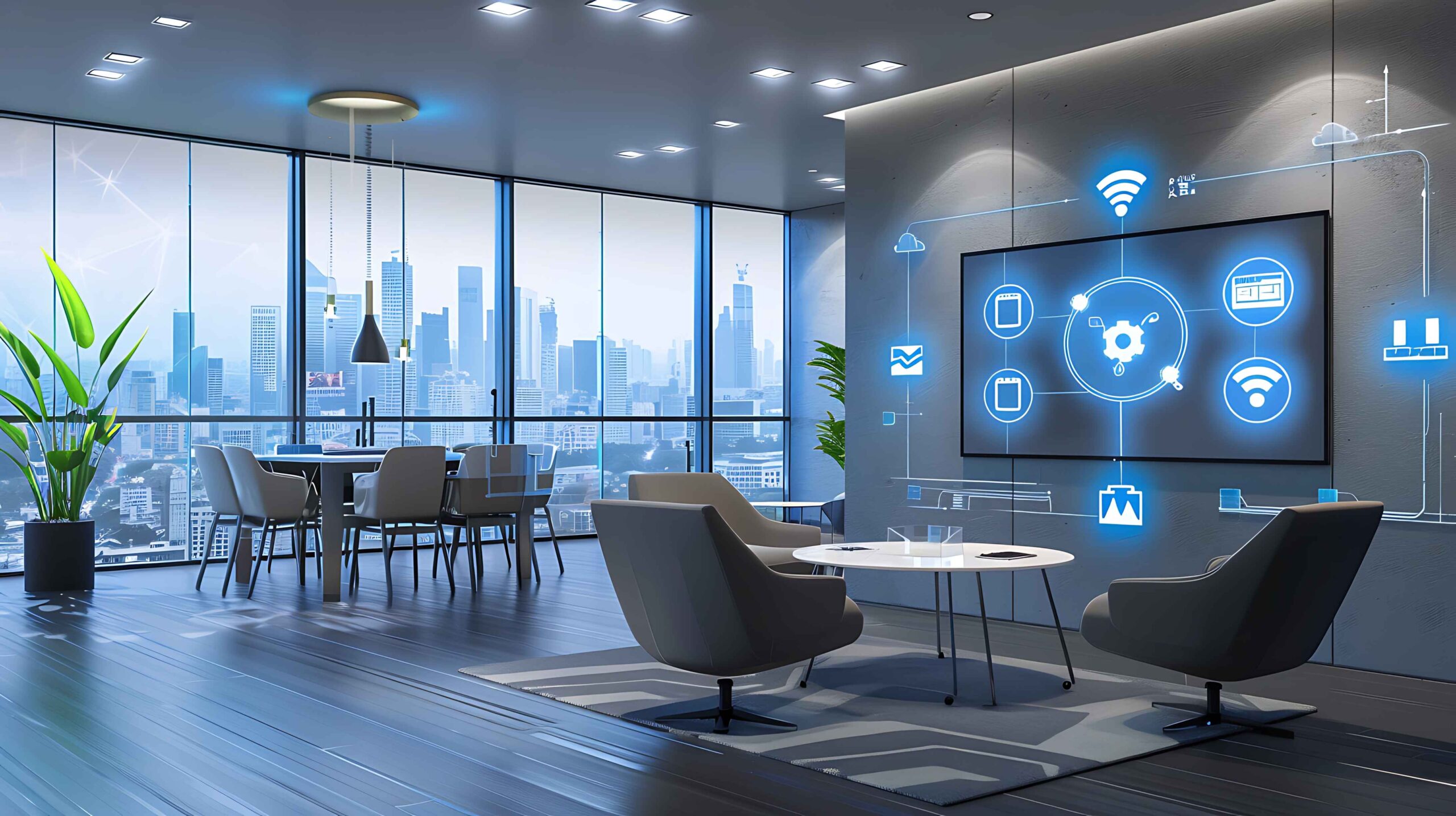 How smart office systems integrate with MEP