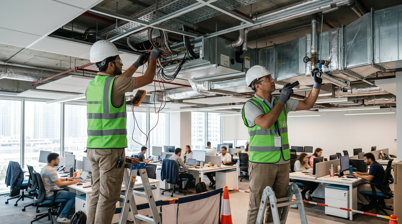Managing MEP Changes in Live Commercial Fit-Out Projects